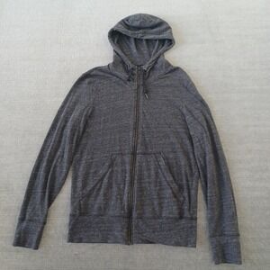 American Giant Sweater Hoodie Men S Gray Heathered Pockets Casual Classic